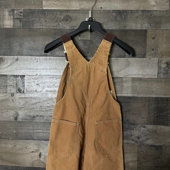 SOLD Carhartt Youth USA Duck Bib Overalls 10 - Picture 5 of 7
